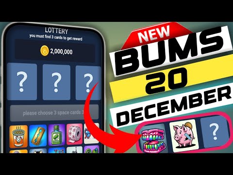 bums lottery cards today 20 December | bums cards | bums daily combo today #bums #mk_khizar_tech