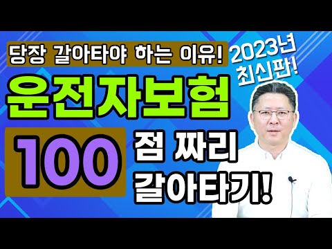 운전자보험 이 영상만 참고 하시면 무리가 없습니다!!