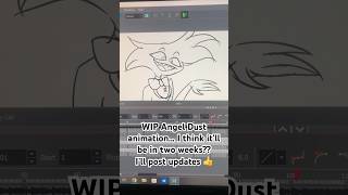 Angel Dust | Blame It On The Alcohol Animation (WIP) #angeldust #hazbinhotel #angeldusthazbinhotel