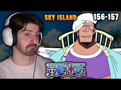 White Beret vs The Straw Hats. One Piece Reaction Episodes 156 & 157 | Sky Island Saga