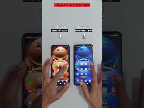 Redmi note 12 pro vs Redmi note 12 pro+ 5g Speed Test #shorts #viral #redmi #youtubeshorts