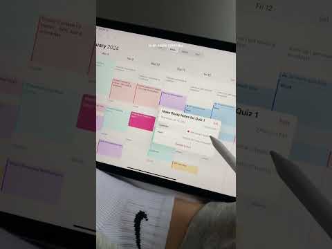 Apple calendar #ipad #ipadplanning #digitalplanning #organization #googlecalendar #ical