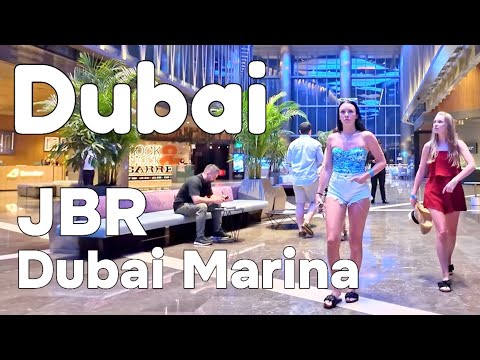 Dubai 🇦🇪 Amazing JBR, Dubai Marina [4k] Walking Tour