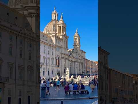 Wonderful Italy 🇮🇹piazza Navona   #shorts #italy