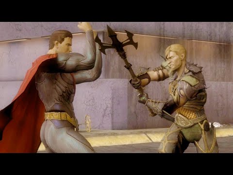 Superman Vs Aquaman Fight Scene 4K Ultra HD - Injustice: Gods Among Us