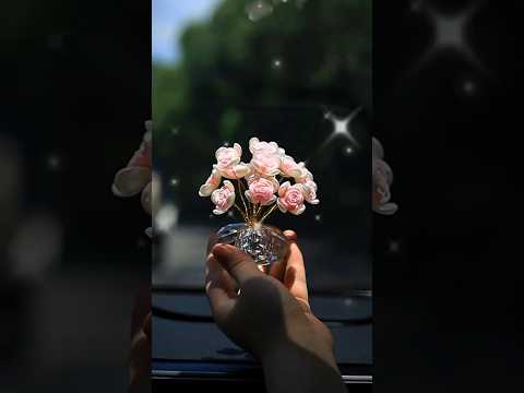 DIY beads flowers for car #beads #diybeads #diy #homedecor #gift #craft #diybeads #handmadegifts