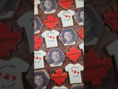 Terry Fox Run Fundraising Cookies #eddietheedibleinkprinter