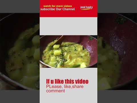 QUICK AND EASY ALOO BESAN CURRY FOR POORI YUMMY గా ఉంటాది! #shorts #viral #youtubeshorts