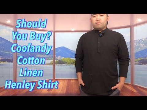 Should You Buy? Coofandy Cotton Linen Henley Shirt