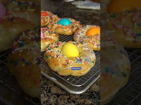 Easter Bread! Recipe in Desc. Our favorite tradition! #easterrecipes #easterbaking #easterbread