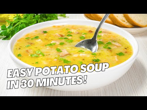 Creamy POTATO SOUP in 30 MIN || EASY Potato Bacon Soup. Recipe by Always Yummy!