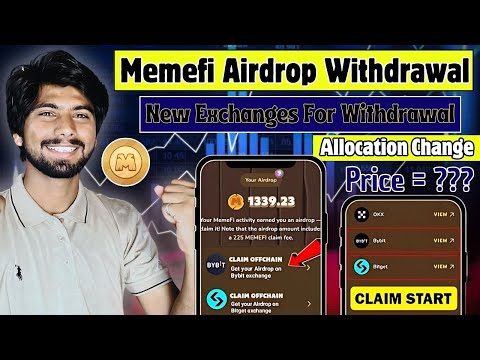 Memefi Airdrop claim | memefi airdrop update, memefi new update