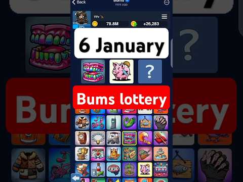 Bums lottery cards today 6 January | Bums Daily Lottery Cards | Bums combo cards today