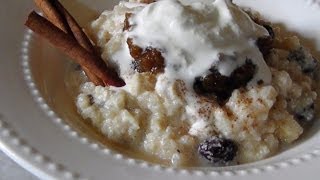 Creamy Rice Pudding - Made with Leftover Rice