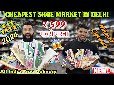 2024 Big Branded Shoe Sale || Cheapest Shoe Market in Delhi || Best UA Quality shoe Market || Shoes😱