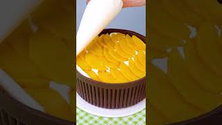 Most Satisfying Chocolate Cake Decorating #shorts