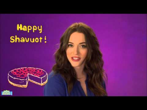 Happy Shavuot from Kat Dennings!