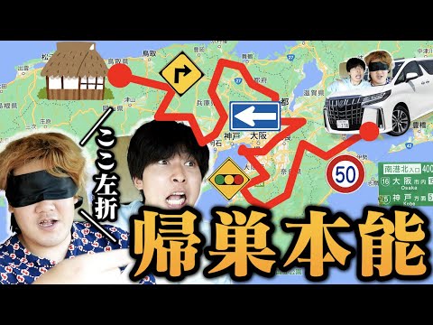 【検証】何万回と通った道なら目隠しでも実家まで帰れる説でスーパー空間把握力炸裂したｗｗｗｗｗｗｗｗｗ