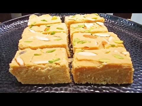 Besan Milk Cake Recipe 🩷 | Besan Barfi With Milk Powder | GC Kitchen |