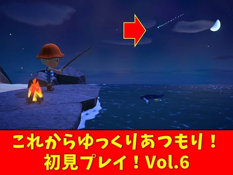 快適島民生活 夜のていく島　あつまれ　どうぶつの森　ニンテンドーswitch　初見プレイvol.6