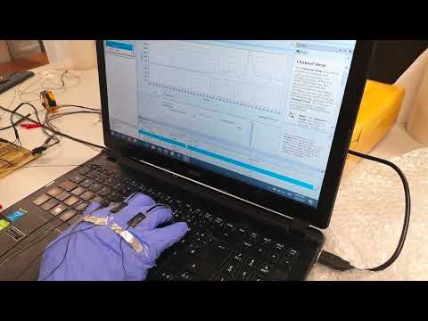 Real time response from the CNF based gesture sensing smart glove