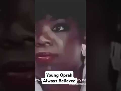 Young Oprah always believed in herself even when THEY doubted her. #runtheworld