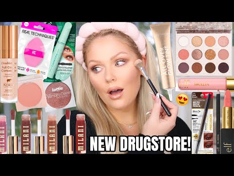 Viral *NEW* Drugstore Makeup Tested 😍 New Elf, Milani, Colourpop & More! Full Face First Impressions