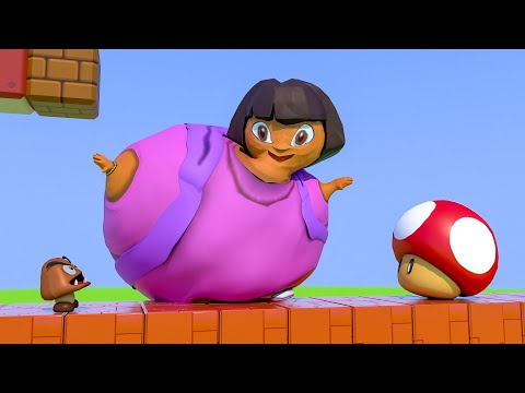 Dora eats a Giant Mushroom and then this happened!!! 🍄