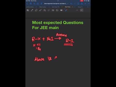 MOST EXPECTED QUESTION FOR JEE MAIN [1] || #jee #chemistry #12cbse #ncert #neet