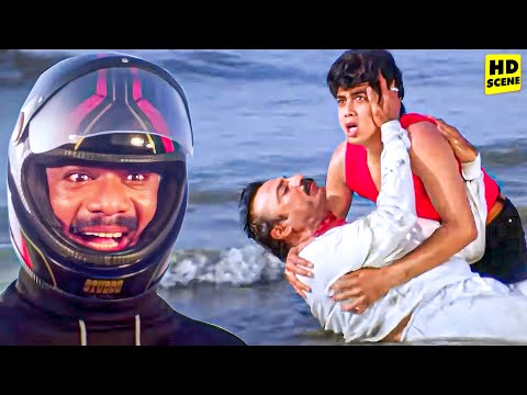 दुश्मनी की इस आग को अब पानी भी नहीं बुझा सकता | Tiranga Movie Ka Jabardast Action Climax Scene