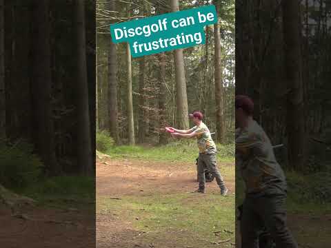 Discgolf can be frustrating / #shorts