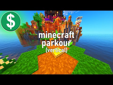 Minecraft Parkour Gameplay NO COPYRIGHT (Vertical)