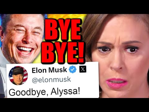 Alyssa Milano Gets DESTROYED So Badly She DELETES TWITTER! Elon Musk Gets The LAST LAUGH!