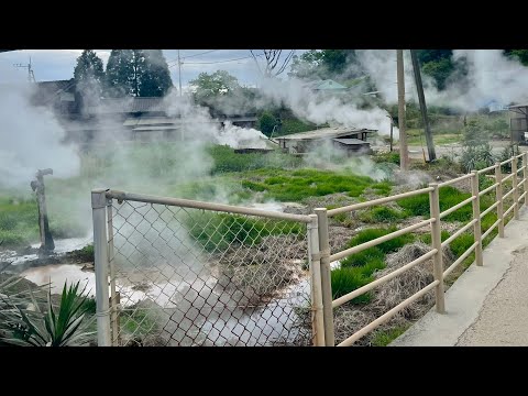 【熊本　わいた温泉】湯けむりたなびく温泉郷　観光地化されていない、素朴な魅力に溢れる温泉地帯♨️  #くまもと #わいた温泉