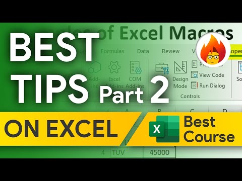 Excel 2016 Tips Part 2