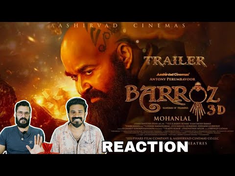 BARROZ Official Trailer 3D | Release Date Announcement Reaction | Mohanlal Fazil Entertainment Kizhi