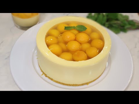 (No-bake) Mango Jelly Cheesecake Recipe