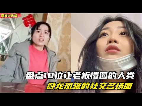 爆笑盘点：让老板懵圈的人类，卧龙凤雏的社交牛人，把老板都整蒙圈了