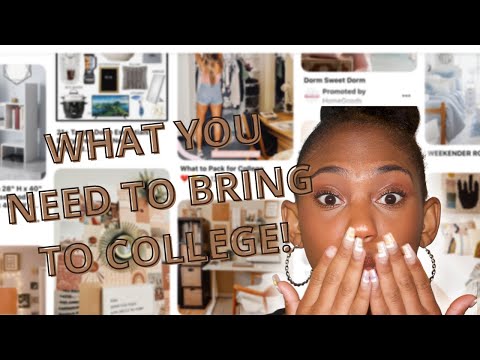 *in depth* what YOU need to BRING TO COLLEGE! 2021 Dorm Essentials  #college #collegemove-in