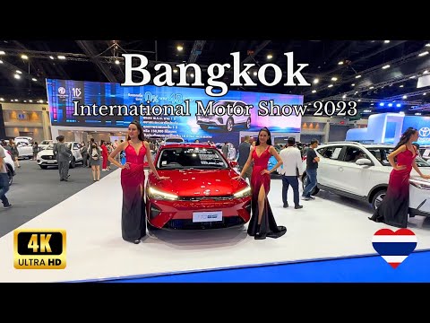 [4K] 🇹🇭 Walking Tour in Bangkok International Motor Show 2023 - FULL TOUR