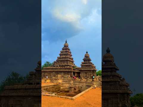 Shore Temple Under Dark Skies | Mahabalipuram Shore Temple #shorts #youtubeshorts #trending