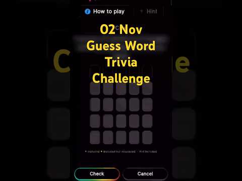 Today 02 Nov Blove DApp Guess Word Trivia Challenge