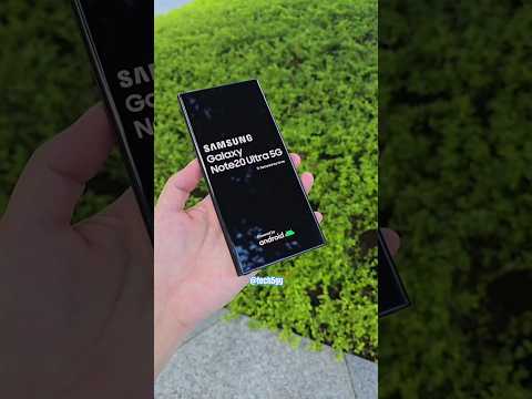 samsung galaxy note 20 ultra 5G unboxing #unboxing #tech #shorts