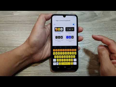 📱 How to Enable/Disable 🌓 High Contrast Keyboard for Samsung Keyboard on Galaxy A15
