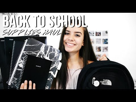 AESTHETIC AF BACK TO SCHOOL SUPPLIES HAUL 2017 !