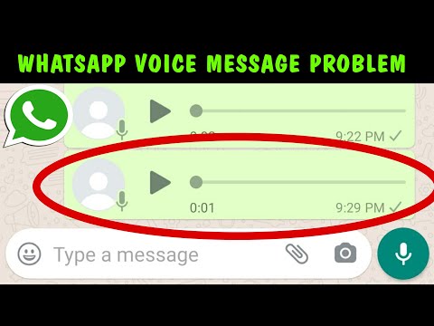 How To Fix WhatsApp Voice Message Problem Solve || Whatsapp 1 second Voice Message Limit Problem