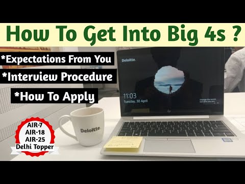 How To Get Into Big 4s ? CA Articleship in Big 4 | CA Aman Karn | Learn with Aman #icai #ca #big4