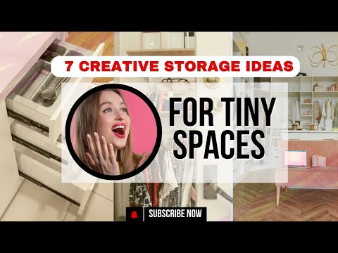 7 Creative Storage Ideas for Tiny Spaces _Tiny Living Life TIPS #4