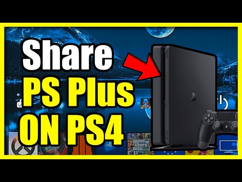 How to Share PS Plus to other Accounts on PS4 Console (Easy Tutorial)