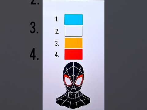 Which one is correct eye of Spiderman verse 3 ? #shorts #milesmorales #spiderman #marvel #art